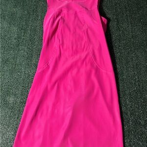 dressbarn Vibrant Pink Midi Dress